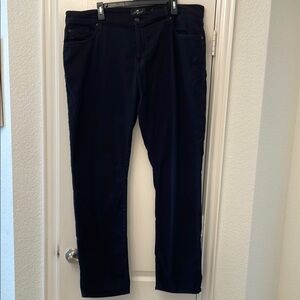 7 For All Mankind Men's Straight Jeans - Black